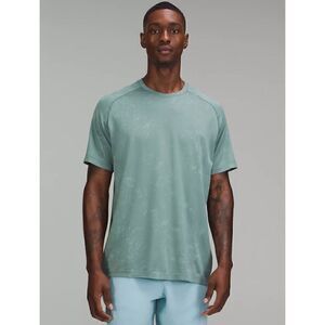 Metal Vent Tech Short Sleeve Shirt 20 In Dappled Felidae Icing Blue/Tidewat M